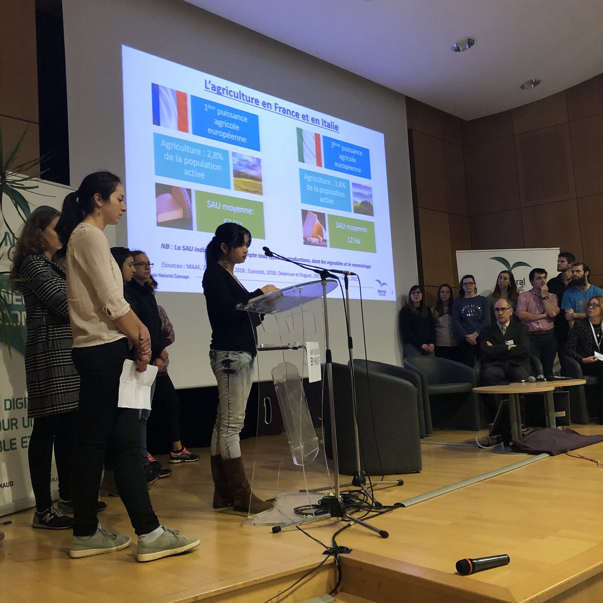 Présentation du projet des étudiants d’@agrocampusouest suite à leur voyage en Italie sur le sujet « innovations numériques vues d’ailleurs »