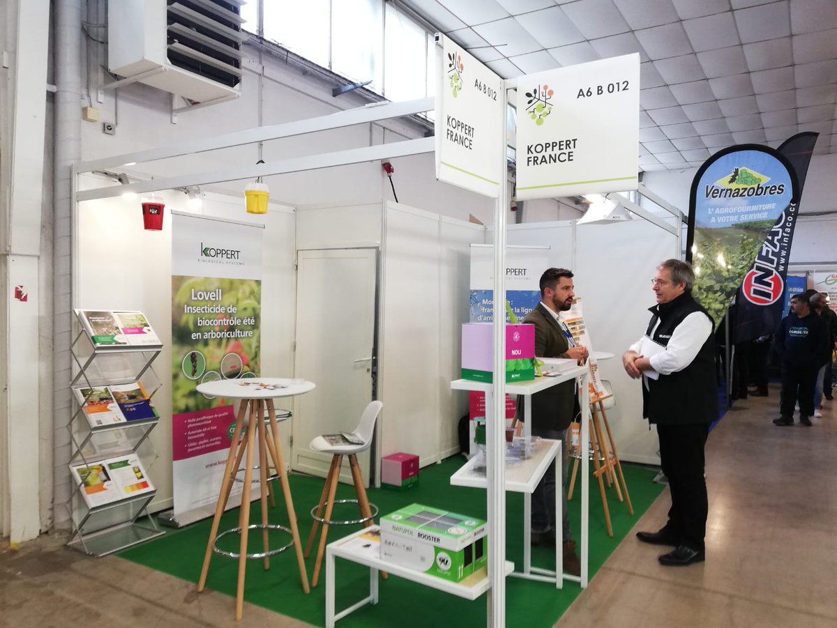 Koppert_France's tweet photo. #sitevi2019 : #koppertfrance au rendez-vous avez ses #biosolutions pour les cultures spécialisées. Venez rencontrer nos experts sur le stand A6 B012 https://t.co/sypIQG734i