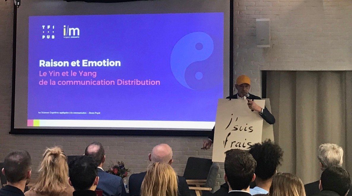 ImpactMemoire's tweet photo. #RetailInside I « Pas de décision sans Emotion. L’Emotion un triple booster d’efficacité : génère de l’attention, du souvenir, de la préférence » @Bruno_Poyet CEO @ImpactMemoire. @tf1pub #aterlierTF1Pub https://t.co/A2vjEPGrUL