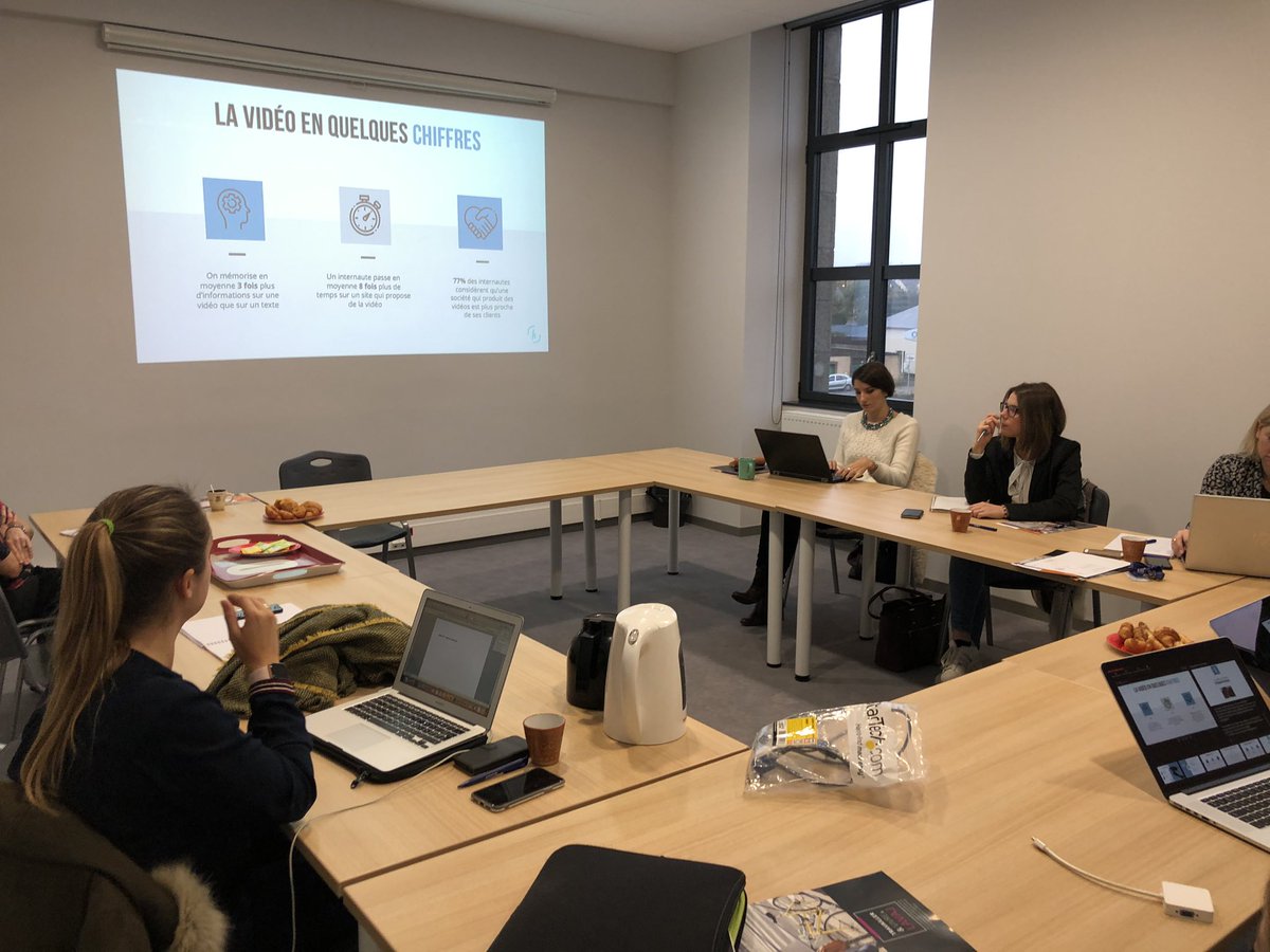 Début d’une journée consacrée à la vidéo au service de sa marque employeur avec <a href="/HtmyFR/">Happy to meet you</a>. Pour connaître le programme des ateliers RH de <a href="/laval_economie/">Laval Économie</a> c’est par ici 👉 laval-economie.fr/recrutez-vos-c…