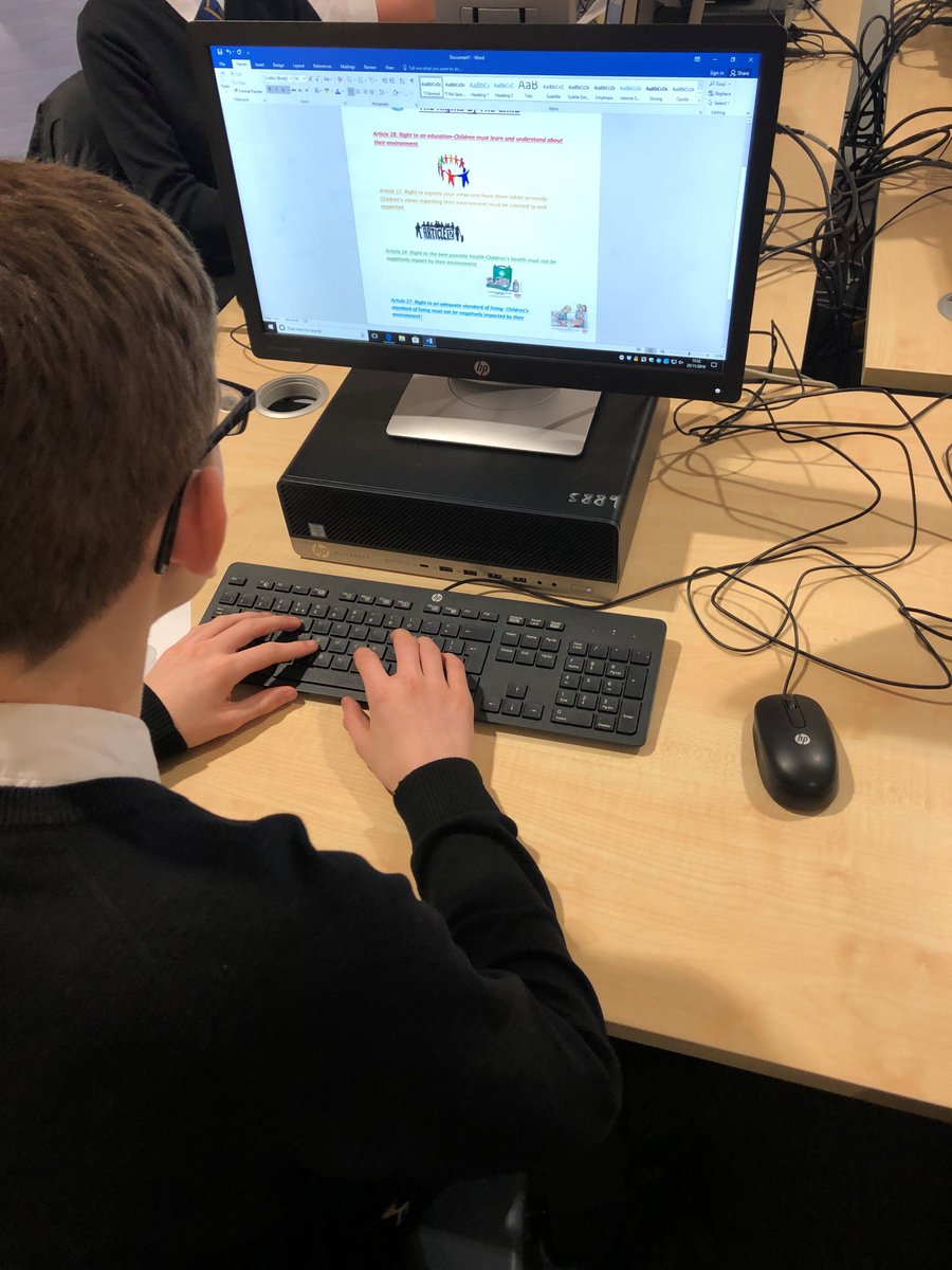 GHS_BusEd's tweet photo. S2 have been working hard on their posters for Rights Week in ICT. They were to showcase various articles and match a graphic to each one. Very colourful and creative :) #goingforgold #rightsweek @GHSRights https://t.co/1lAk63QY5z