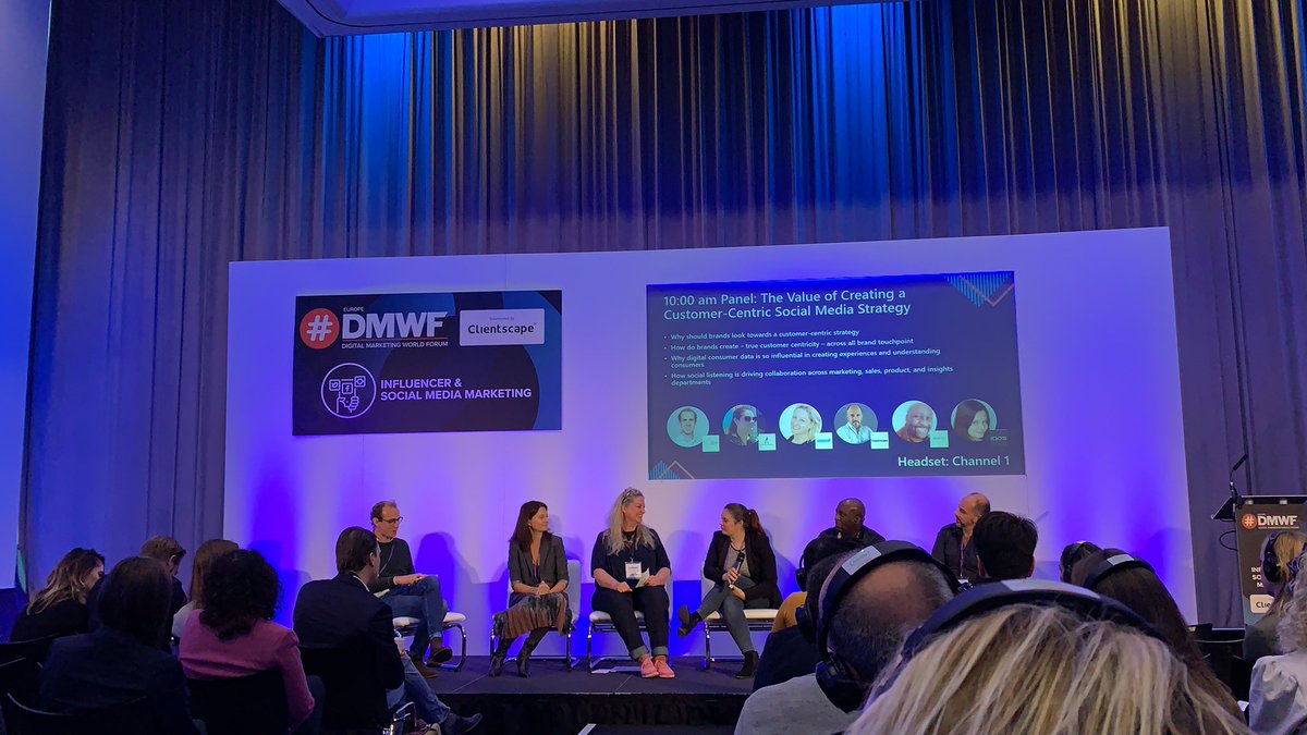 JulGerst's tweet image. „Customer centric in Social Media means think local and understand where your stakeholders are (with what need) at the moment to make a relevant connection.“ - 2nd day of #DMWF starts with experts of #iqos and #johnniewalker