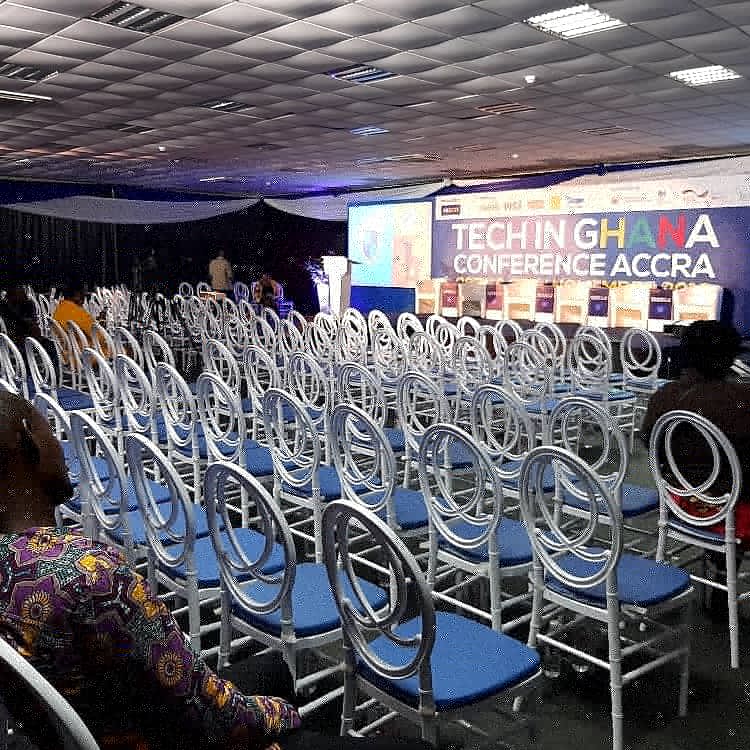 accradigicentre's tweet image. All is set for this year&apos;s #techinghanaconference. Join us @accradigicentre as we talk, walk and promote Tech in Ghana.