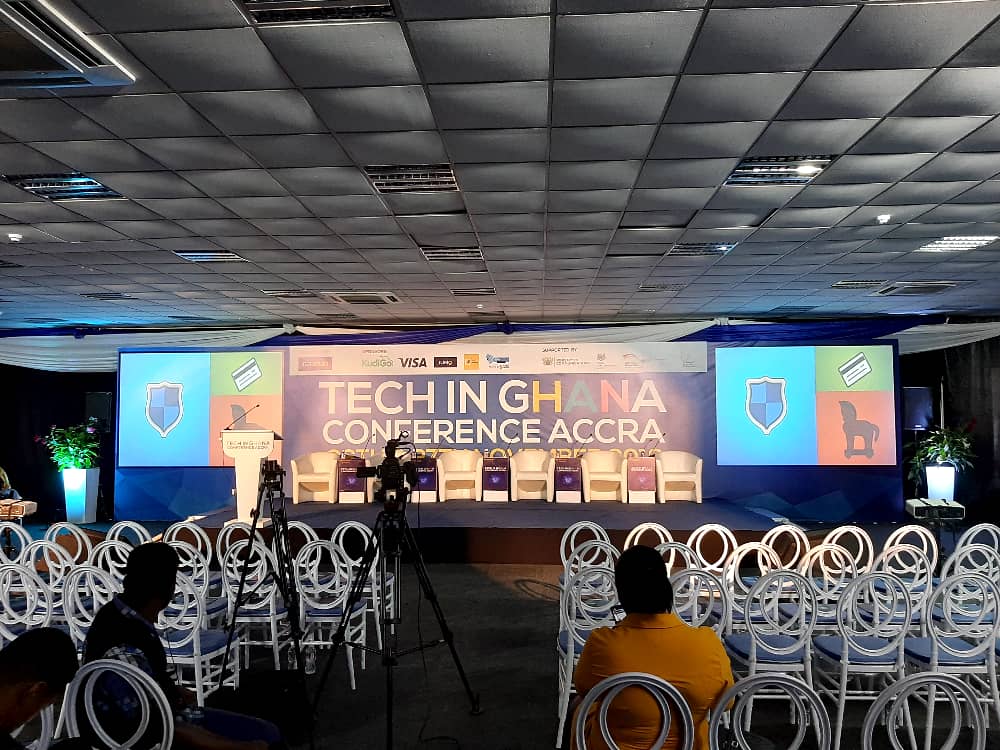 accradigicentre's tweet image. All is set for this year&apos;s #techinghanaconference. Join us @accradigicentre as we talk, walk and promote Tech in Ghana.