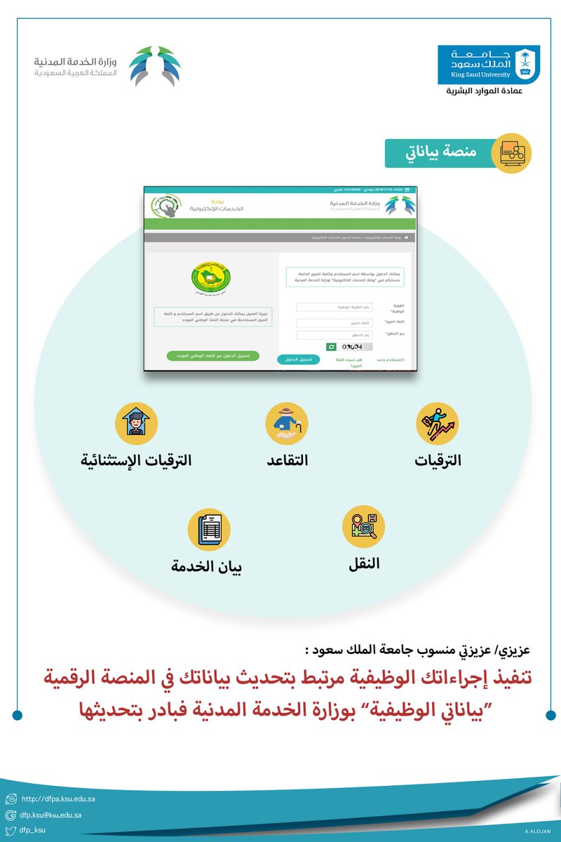 عمادة الموارد البشرية Ksu Dfp Ksu Twitter