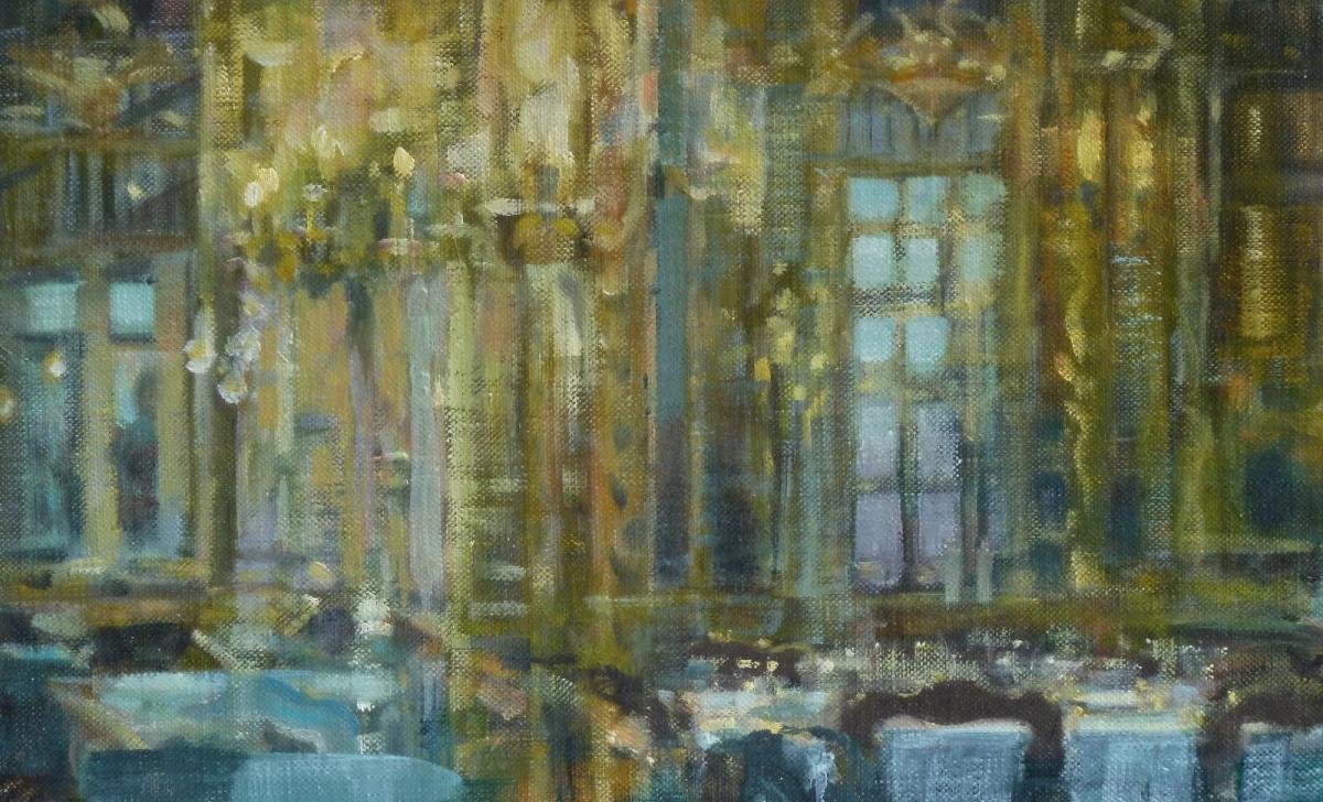 Artist of the week Rebecca Payn

"Cafe interior" oil on linen on panel

rebeccapayn.co.uk #oilpainting #Cumbria