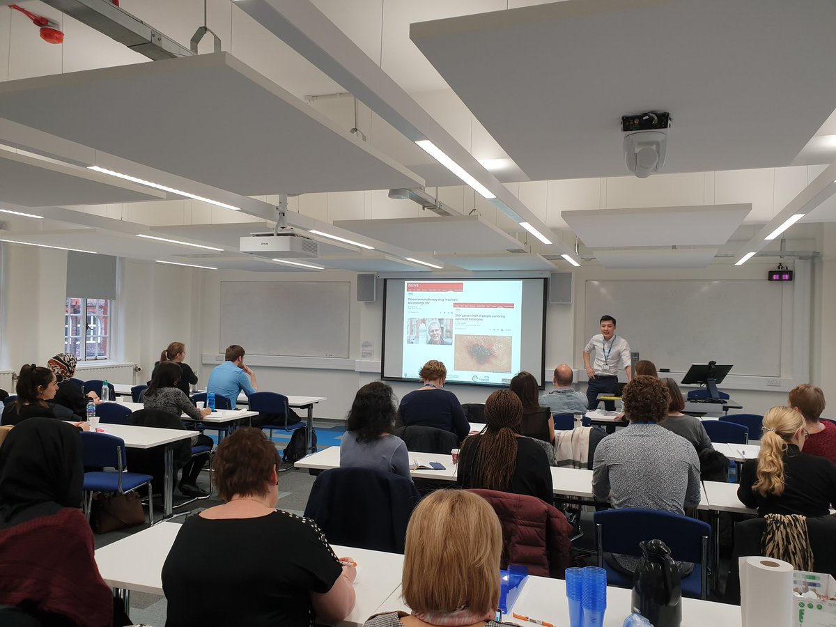 yellowcardnw's tweet photo. Dr Vincent Yip delivering on cutaneous toxicity from immune checkpoint inhibitors at our champions meeting #MedSafetyWeek #CPD #TuesdayWisdom #ADRawareness https://t.co/Yml89fpuXD