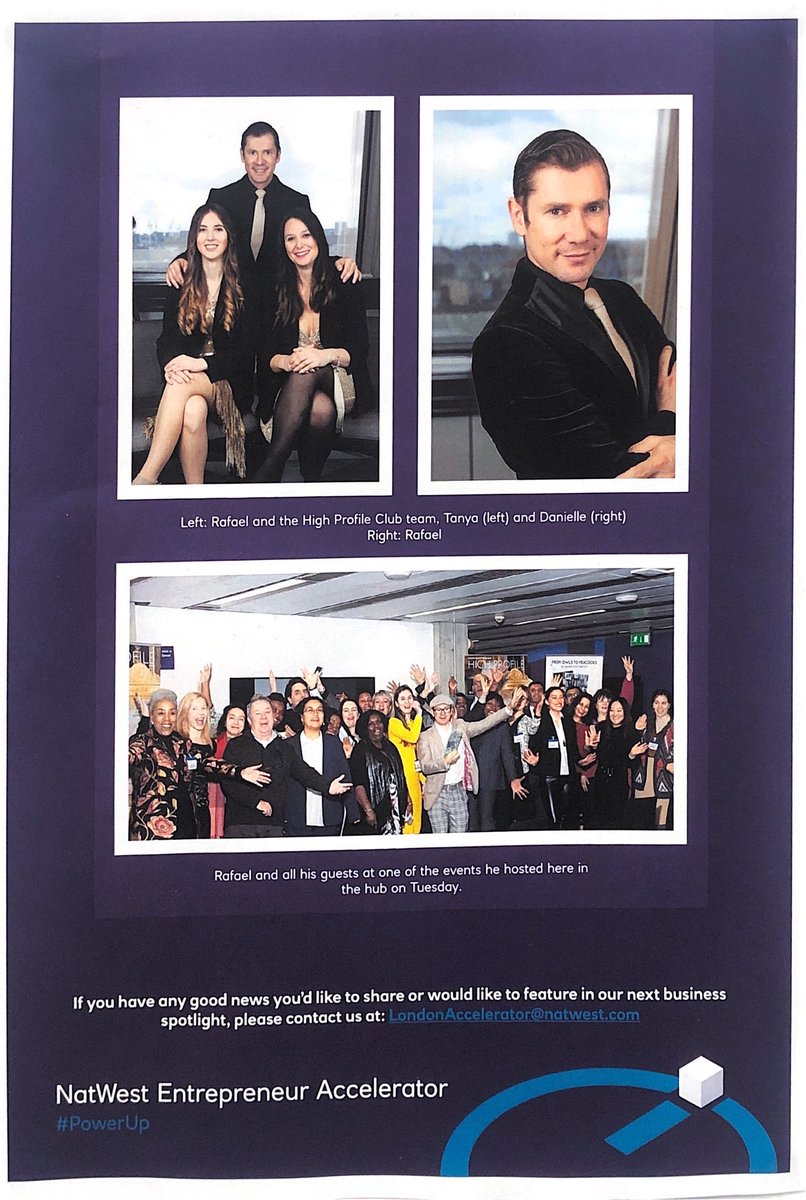 In the second instalment of London Hub Business case study series, myself and <a href="/MirandaMcNLDN/">Miranda McNeill</a> spoke to Rafael of @highprofileclub. It was great to hear the journey Rafael and his team have been since joining the hub. Check it out below! Could we help you #PowerUp ?
