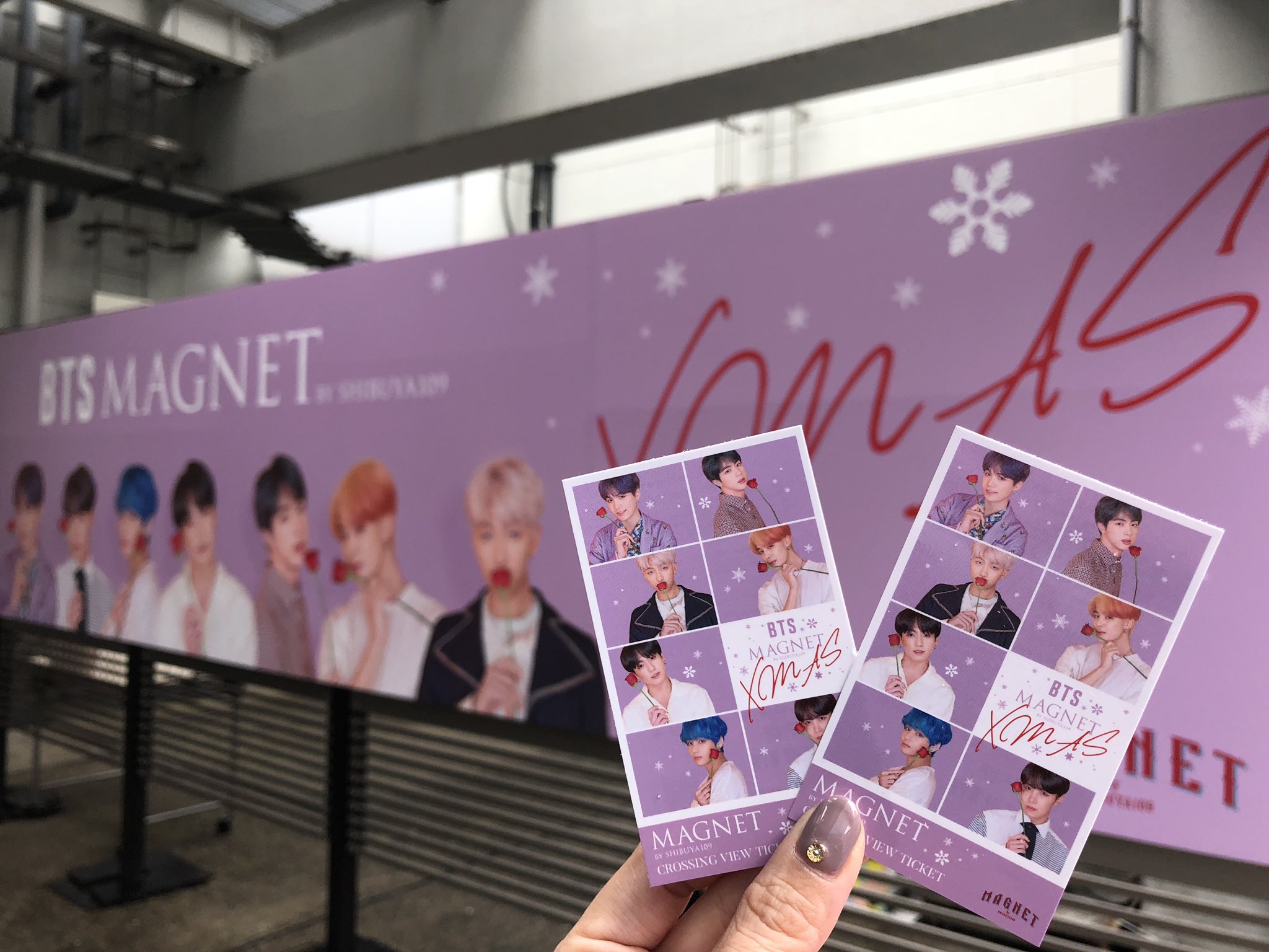 Magnet By Shibuya109 Bts 特別装飾の展望台 入場チケットは ここでしか手に入らないオリジナルデザインとなっております この展望台からはshibuya109の装飾もよく見えます ぜひ遊びに来てください 詳細はwebをご確認ください T Co
