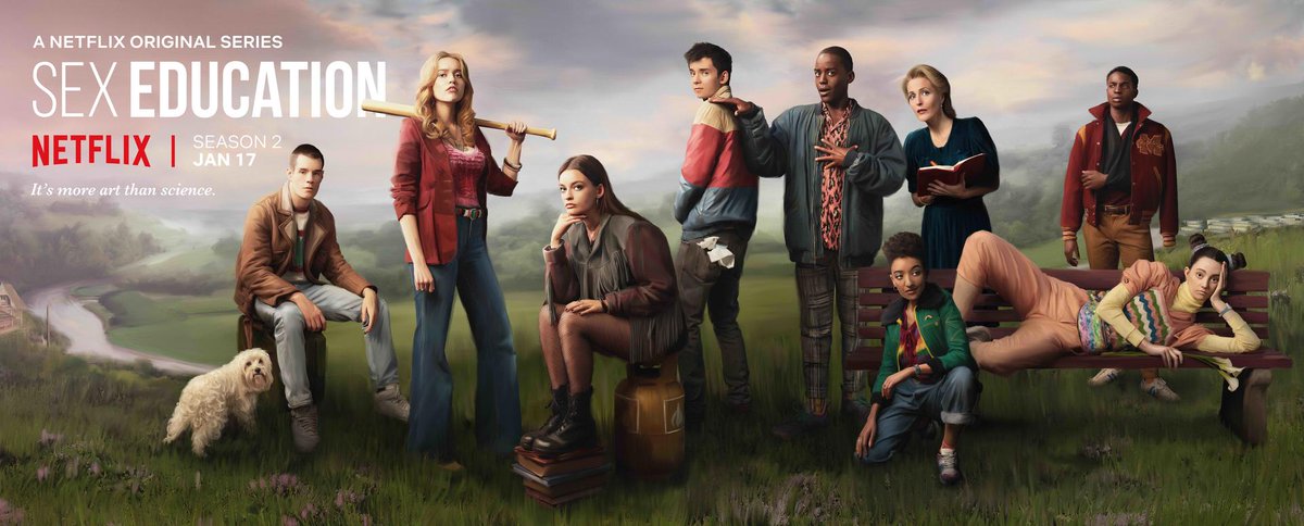 Sex Education season 2 hitting <a href="/netflix/">Netflix</a> January 17th!! Our Tanya Reynolds (@TanyaLReynolds) returns as Lily and George Somner (@GeorgeSomner) joins the cast as Joe.