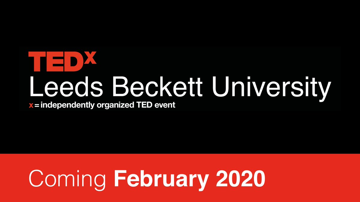TEDx Leeds Beckett University, February 2020. #TEDxLBU