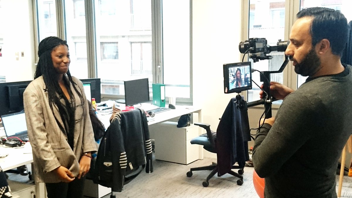 Les alumnis à l'honneur chez Publicis Média France ! #PublicisMédia #tournage #Oreegami