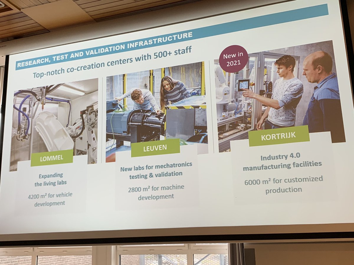 AndreBouffioux's tweet image. #Flandersmake (FM) organises his 2019 symposium on future of #manufacturing #industries. FM is an international research powerhouse with 500+developpers and 1000+ projects ongoing on #Industry40 FM is supported by Flemisch government. Proud to support as boardmember.