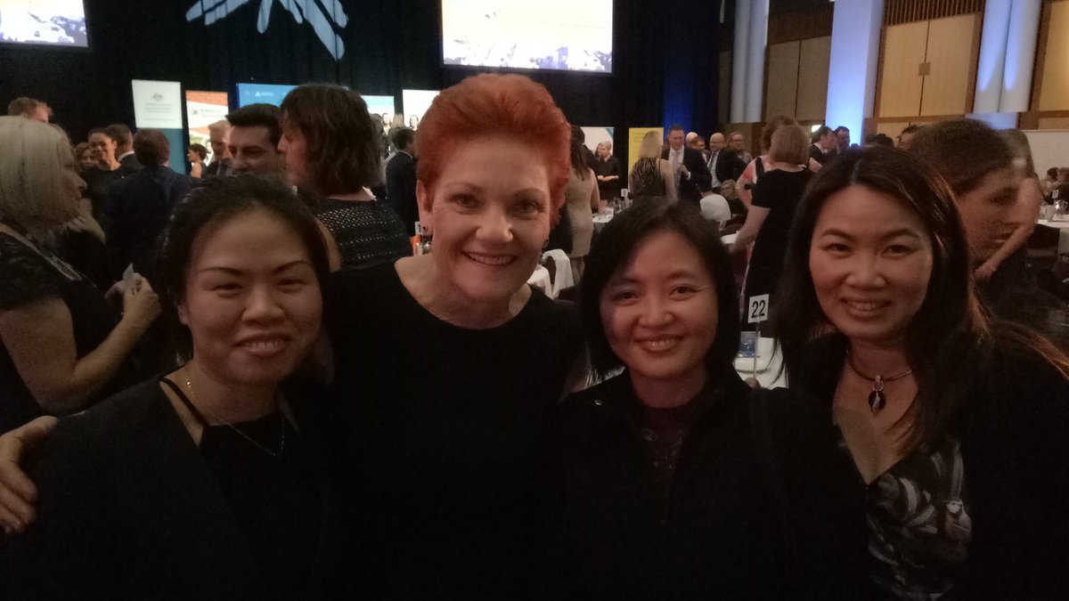 photo with Pauline Hanson. awesome! #SmP2019