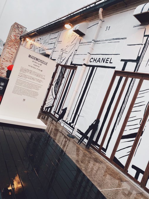 からの凄い雨の中みやびさんの呟きで気になってたCHANEL展にもゆづちゃんを引き連れて行ってきた!? 
