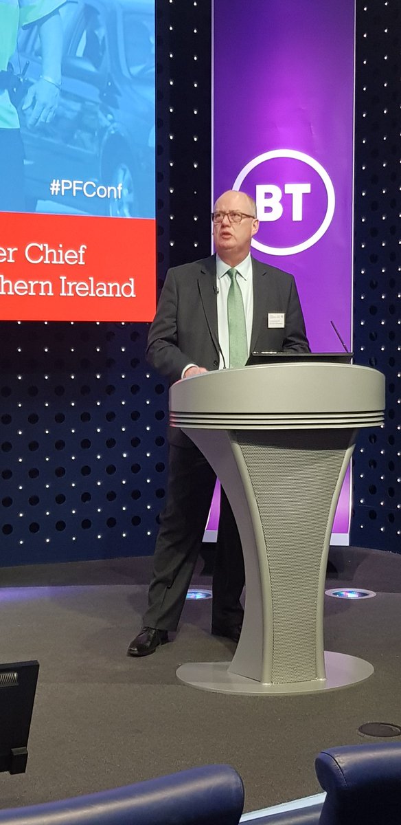 Former Chief Constable <a href="/SirGHamilton/">Sir George Hamilton</a> of <a href="/PoliceServiceNI/">Police Service NI</a> argues there is no one homogenous 'community'. Police need to be aware of public diversity. Police need to balance visibility with non-visibile work. Relax about sharing data and information. #PFConf