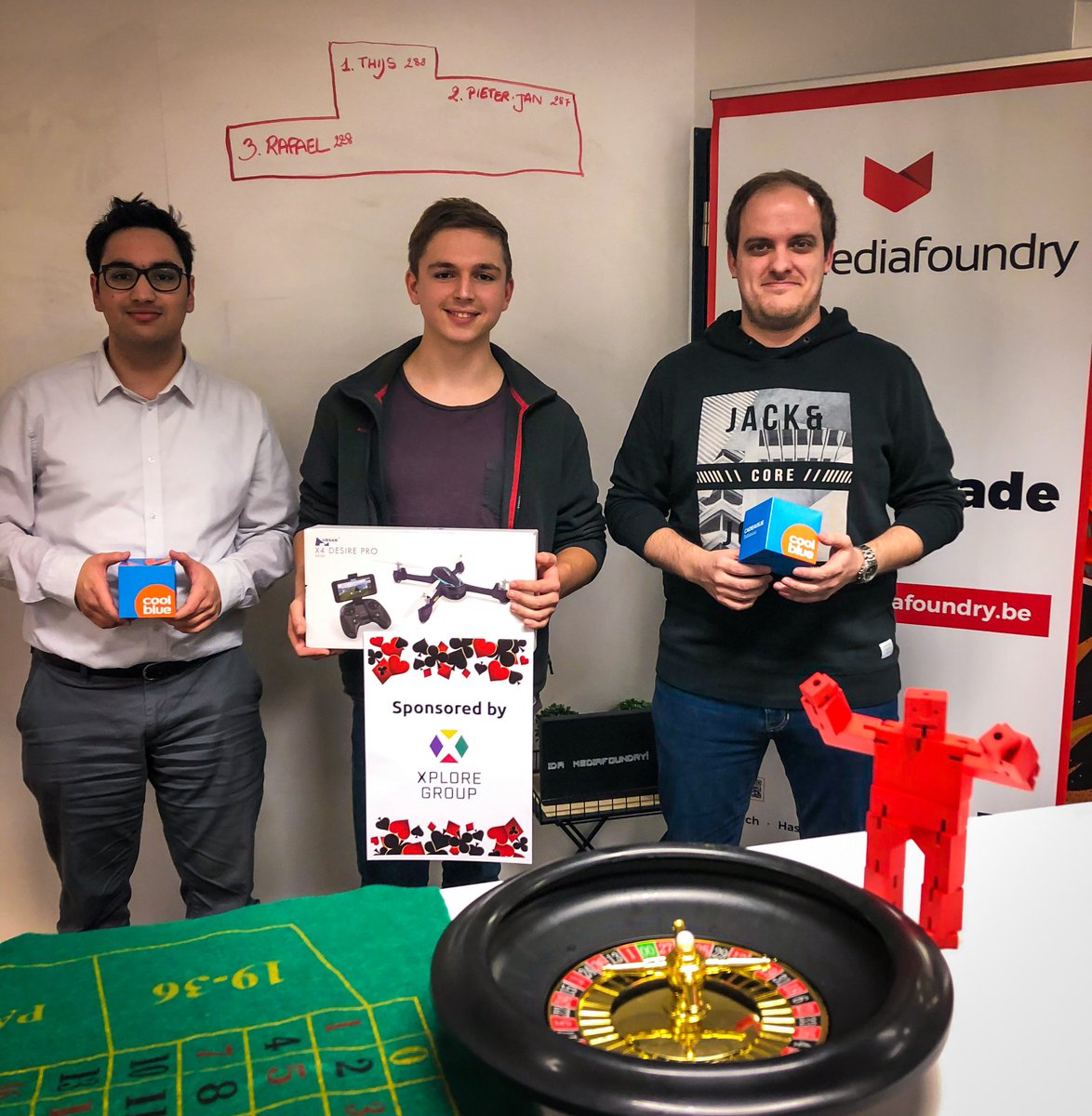 What a #HACKATHON weekend!🚀
3 winners, 4 poker bots, 8 participants and 6 mini-games. We had such a great time at our iDA Royale Hackathon. 
👏Give it up for our awesome team that worked so hard! Special thanks to our sponsor <a href="/XploreGroup/">Xplore Group</a> for our number one prize!

#teamawesome
