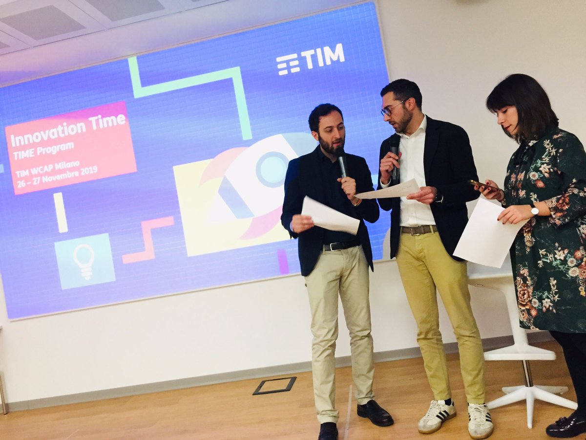 SoniaCasaro's tweet photo. #InnovationDays e #TimeProgram: 100 secondi di tempo per i #Millennials @TIM_Official per illustrare la propria idea alla platea dei colleghi. Quali saranno le idee più votate sulle quali lavoreranno i team in questi due giorni?💡 https://t.co/y9CKNJUKlb