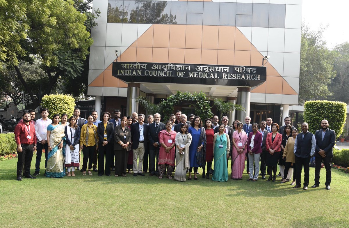 Manica_amr's tweet photo. Thanks to the Indian Council of Medical Research and all the fantastic participants for the excellent workshop on AMR related clinical trials and networks. #AMR ⁦@gardp_amr⁩ https://t.co/yD9ge2FiNj