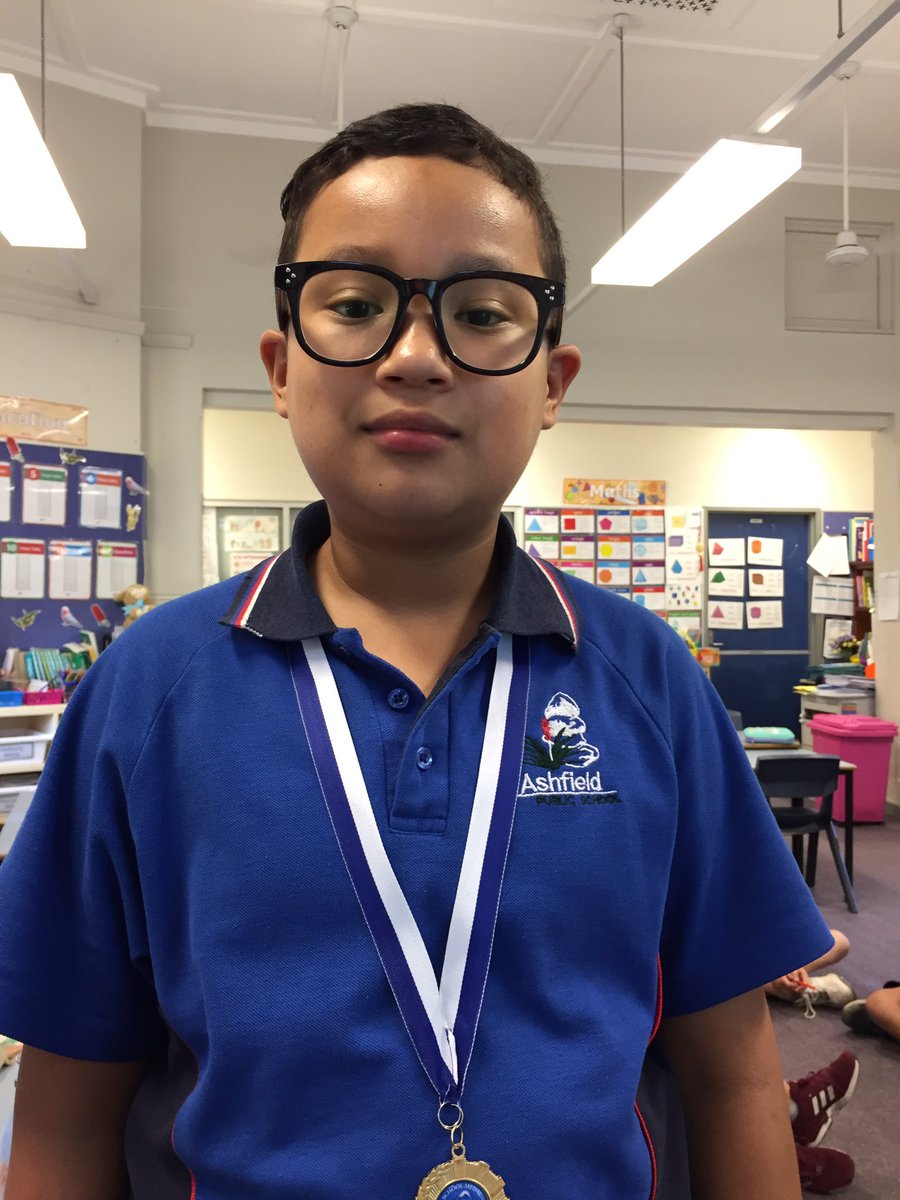 AshfieldKH's tweet photo. Congratulations Aaron on your medal. https://t.co/JbjP66cBrw