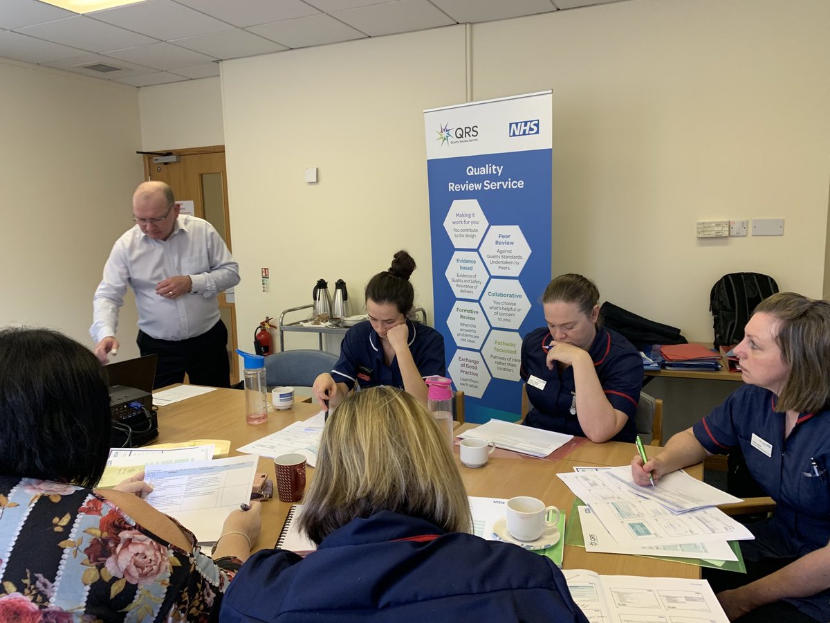 Fantastic session this morning from the Quality Review Service on establishing self improving teams through peer review. Supporting teams to lead on improving quality and outcomes for patients ⁦<a href="/LucyFlanagan70/">Lucy Flanagan</a>⁩ ⁦<a href="/weekdayworker/">David Farnsworth</a>⁩ ⁦<a href="/review_quality/">Quality Business Review</a>⁩