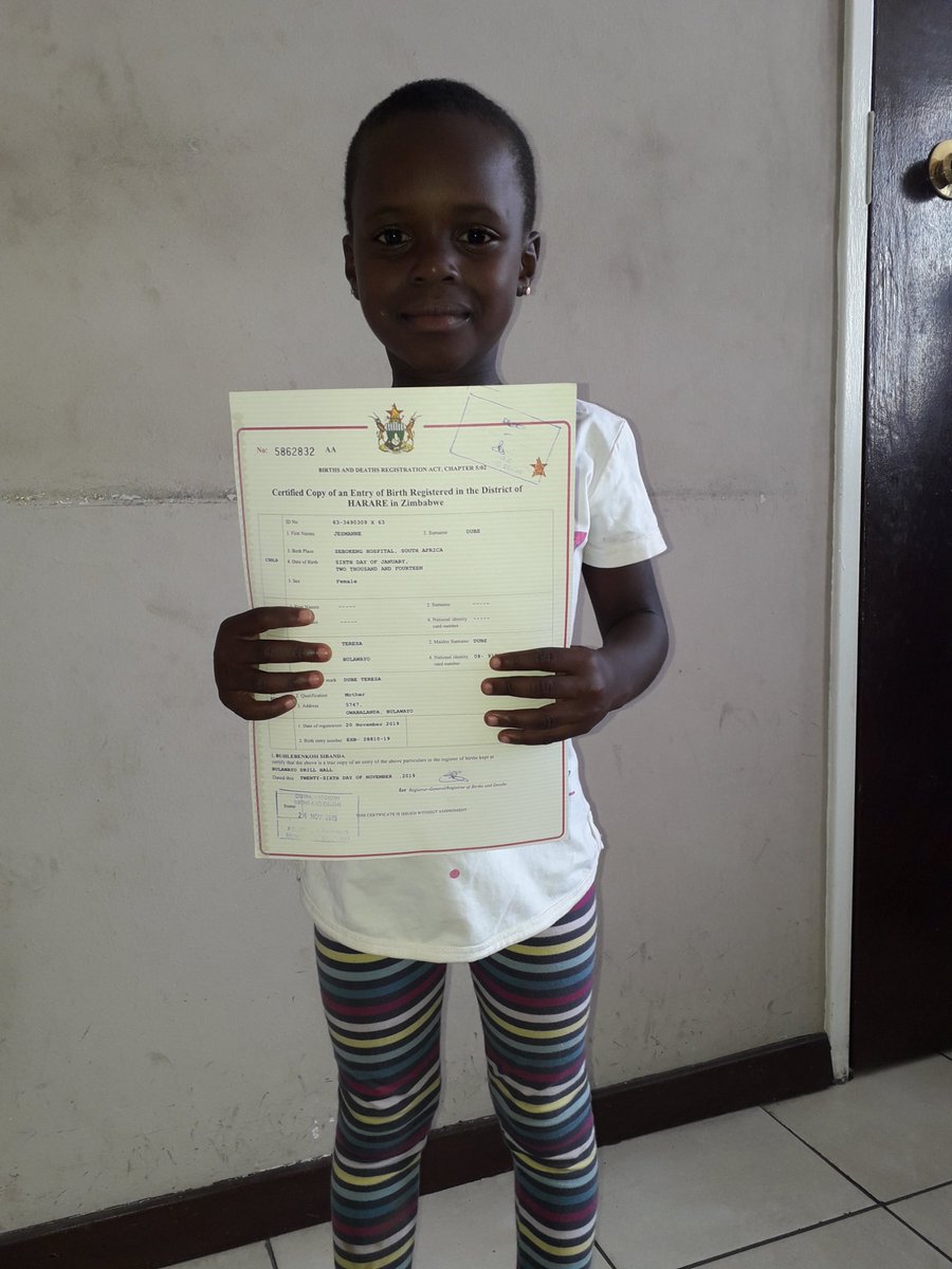 Birth registration helps to keep children, women  and men safe from violence, abuse  and exploitation . #stopGBV #myidentitymyright
<a href="/SWRGNZim/">SWRGN</a> <a href="/hivosrosa/">Hivos Southern Africa</a> <a href="/HealZim/">Heal Zimbabwe Trust</a> <a href="/citezw/">CITE</a> <a href="/ZBCNewsonline/">ZBC News</a> <a href="/wildtrustzim/">Women's Institute for Leadership Development</a> <a href="/kubatana/">Kubatana</a>