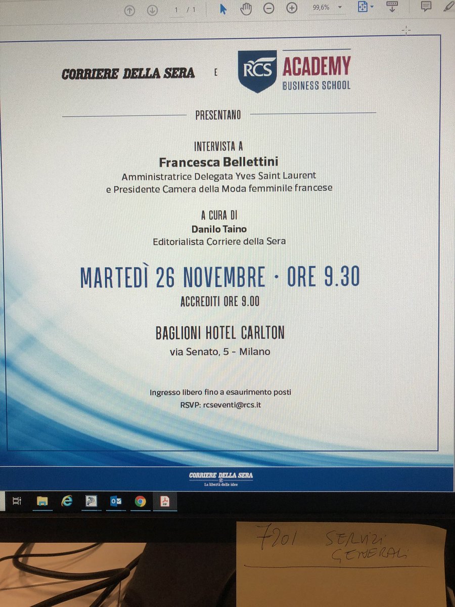 MSilviaSacchi's tweet photo. Importantissima risposta di #FrancescaBellettini ceo @YSL alla domanda “qual è la caratteristica più importante che si riconosce come ceo?”: “Avere ambizione, ma non avere ego”. Perché avere un ego forte impedisce di delegare davvero. #lezionipermanager @Corriere @danilotaino https://t.co/VbrYPQW9Zi