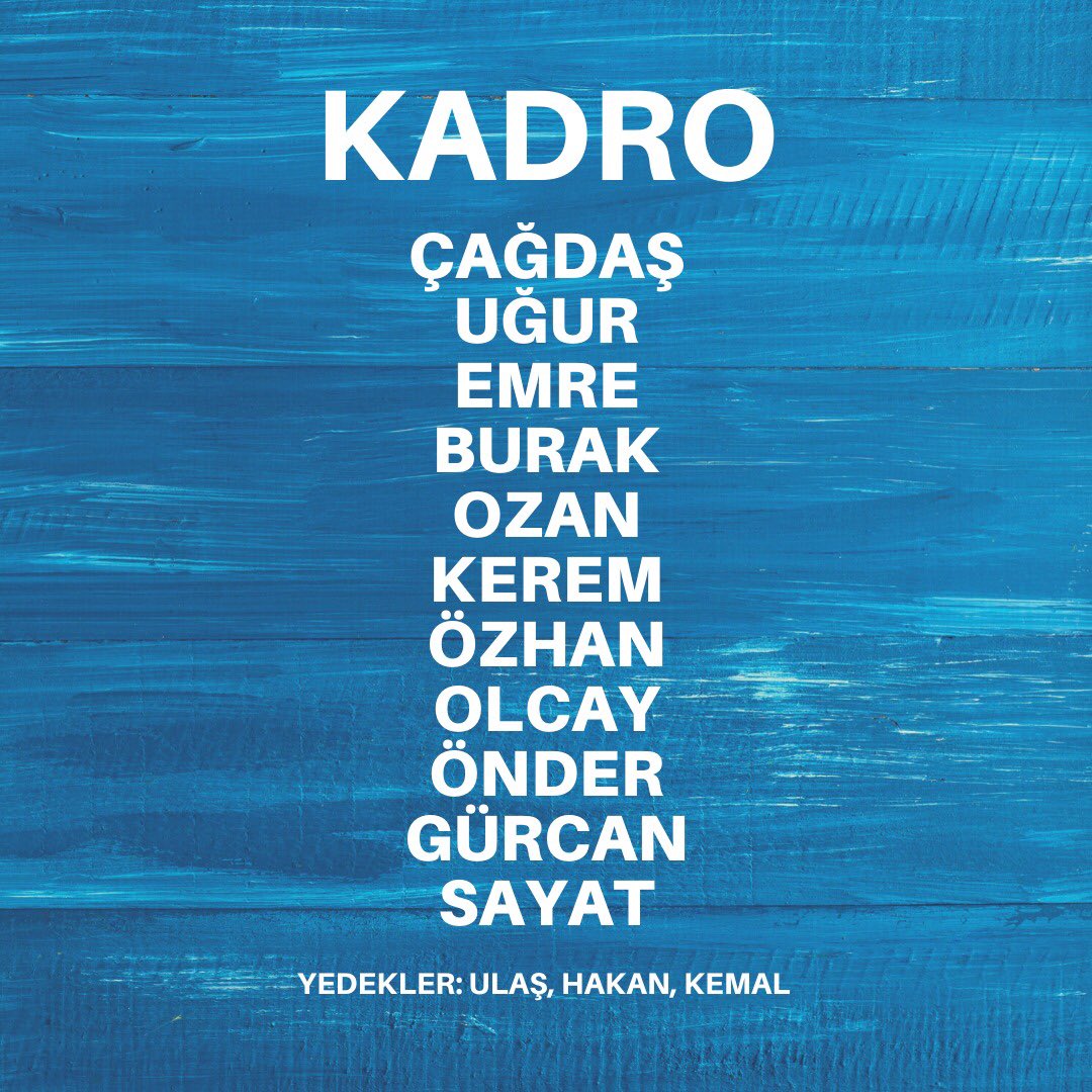 Bugün 21:30’da <a href="/BordreauxJB/">Bordreaux JB</a> maçına çıkacağız. Son iki haftada yediğimiz 273800 golün şokunu üstümüzden atmak için hafta boyunca teletubbies izledik. Pamuk gibi olmuş maç kadromuz ektedir.