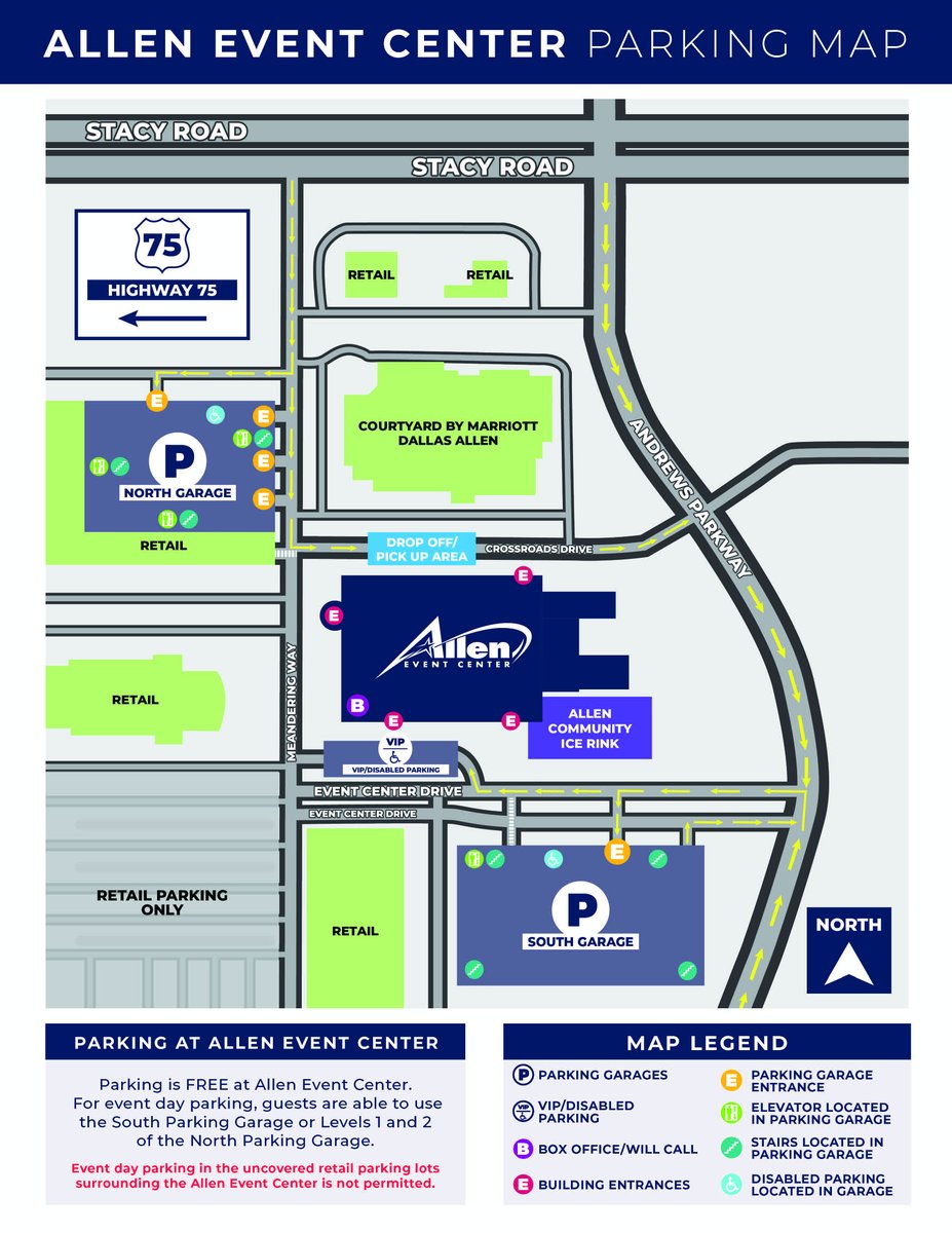 Allen Event Center Seating Chart