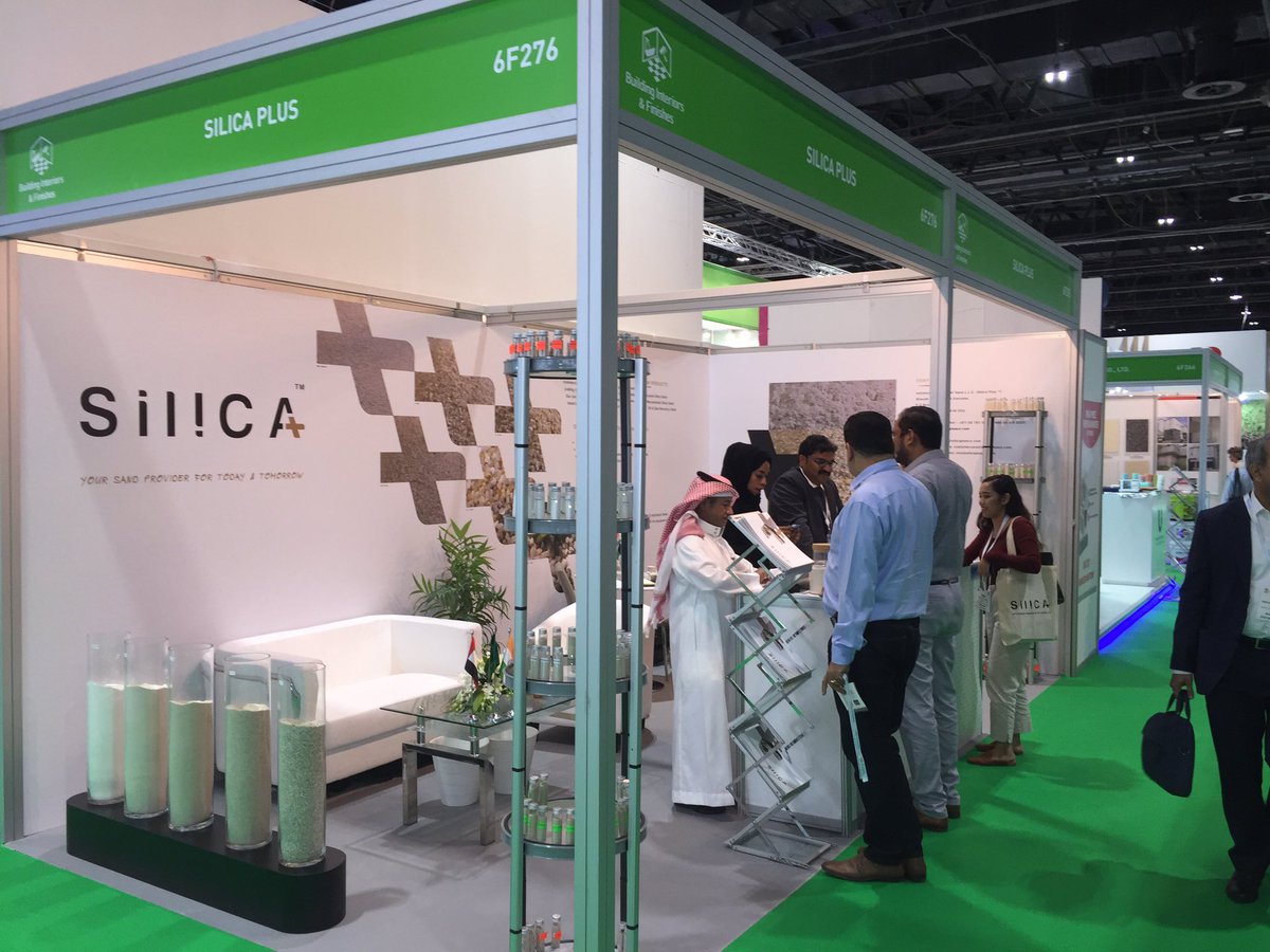 CliveBGS's tweet photo. Full day at the @Big5Exhibition construction industry exhibition at @DWTCOfficial, more marble than you can shake a stick at #MEStone , some excellent seminars (stand out being Richard Murphy @architects_rm) and I even found a silica sand company based on Dubai! #Big5Exhibition https://t.co/9sDX3qCt2a