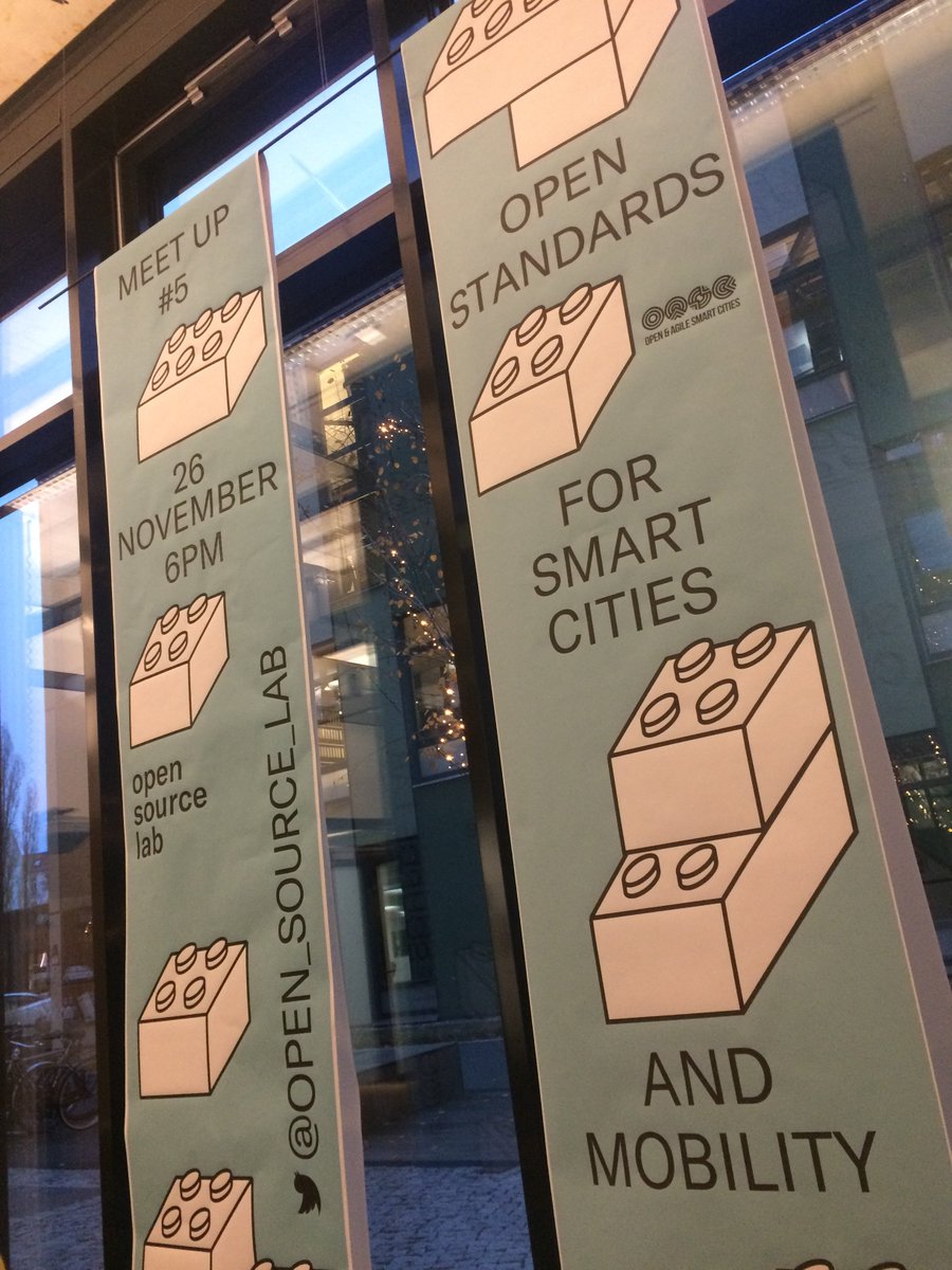 open_source_lab's tweet image. Getting ready for our #meetup on open standards for smart cities and mobility - looking forward to see you in a bit! #openurbanplatforms
@lea_hem @fraunhoferfokus