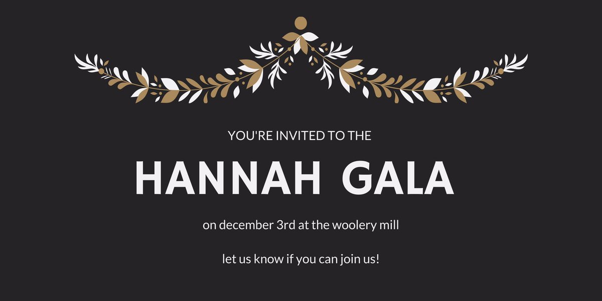 Gala tickets are still available! Let us know if you can come by today at 3! Reserve seats at hannahcenter.org/gala. You can also DM us, call us at 812-334-0104, or email info@hannahcenter.org
