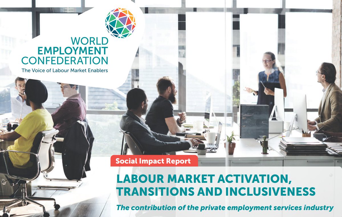 assolavoro's tweet photo. Più di 54 milioni di persone nel mondo hanno trovato lavoro tramite le #Agenzieperillavoro in un anno, lo rivela il Social Impact Report 2019 della @WECglobal #LavorodiValore #ContrattodiValore #ApL Per leggere il report completo https://t.co/JeIO2XztlF https://t.co/NUZJ9LVMjb