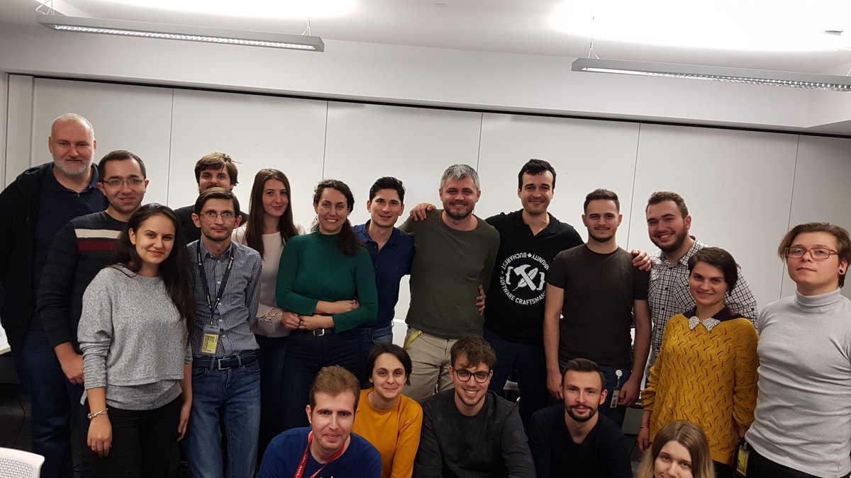 VictorRentea's tweet image. The work day has 8 hours. What do you think of having 2 of them for practicing your skills? Every day. Officially.

How would you spend them?
#refactoring
#codingKata
#softwareCraftsmanship
#pairProgramming

#HappeningNow at Raiffeisen.
New day, new client. 😊 #training