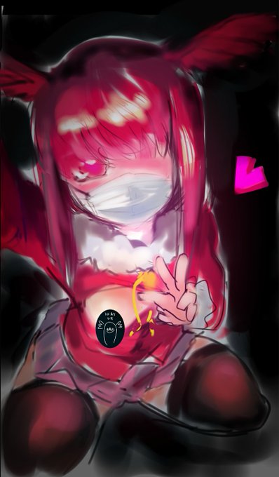 配信中に服のボタンが弾け飛んだショウジョウトキちゃんです 