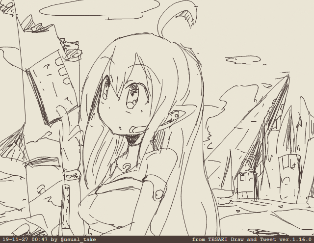 rkgk #tegaki_dt 