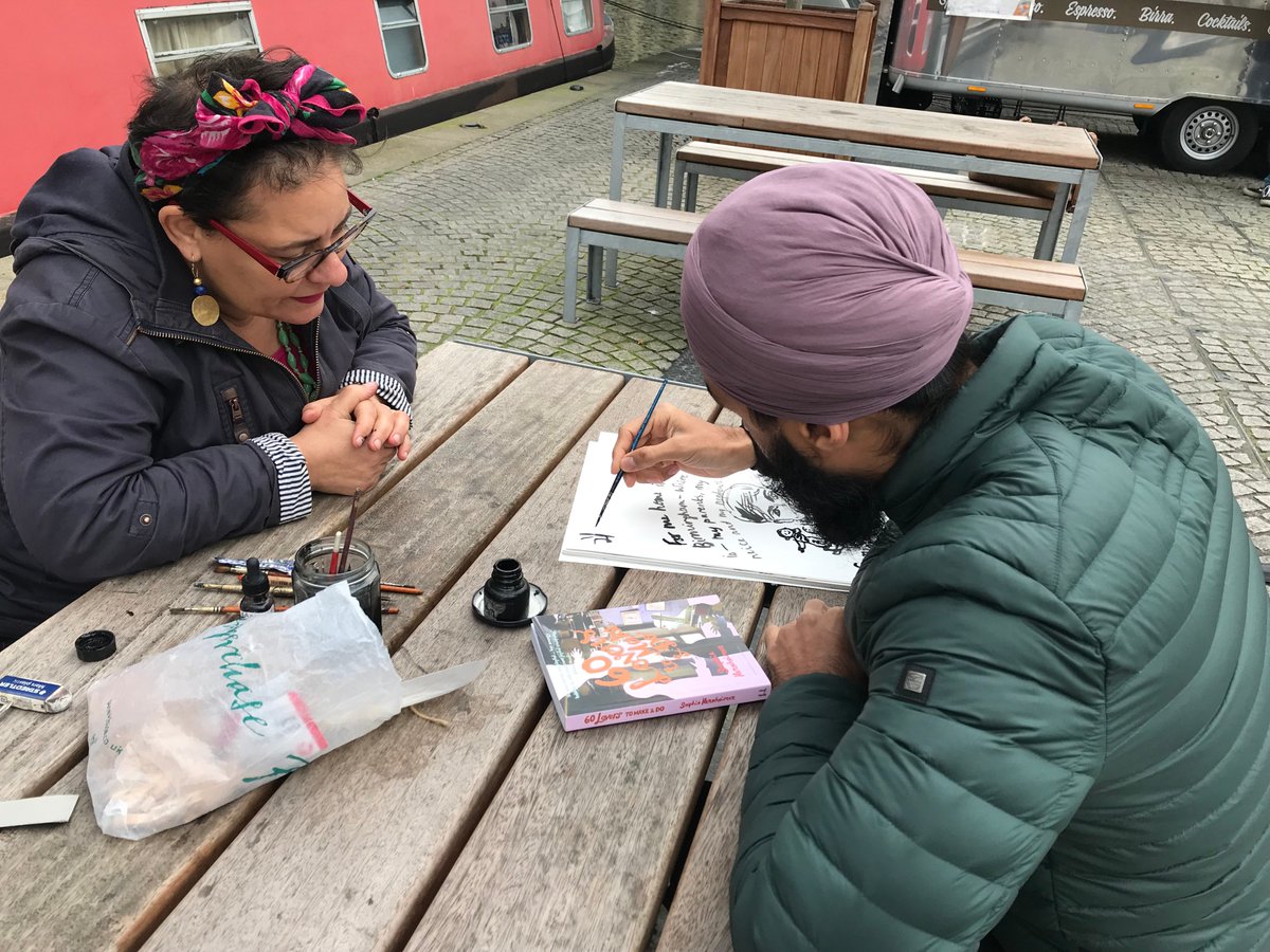 As part of our new project #SeePaddington, poets @SophieherX and @Jo_Bell have been out and about creating poems inspired by local narratives that will eventually guide people through the area. Commissioned by <a href="/inpaddington/">Paddington</a> and in collaboration with <a href="/Steer_DfM/">Design for Movement</a> <a href="/JEDCOdesign/">JEDCO Product Design</a>.