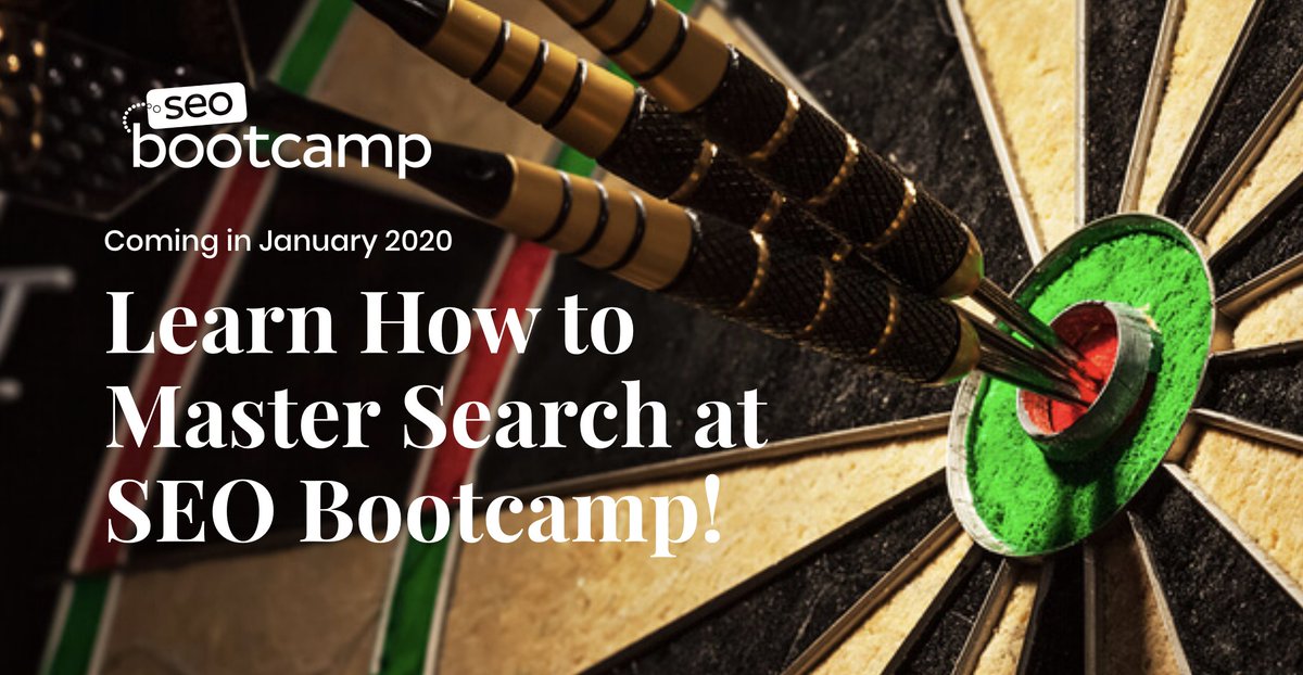 Interested in 3 days of free #SEO training?
I'm going to make that happen in 2020. I'm in the process of locating some sponsors so I can make this virtual event free to everyone. If you are interested, sign up to receive updates. seobootcamp.com #WordPress