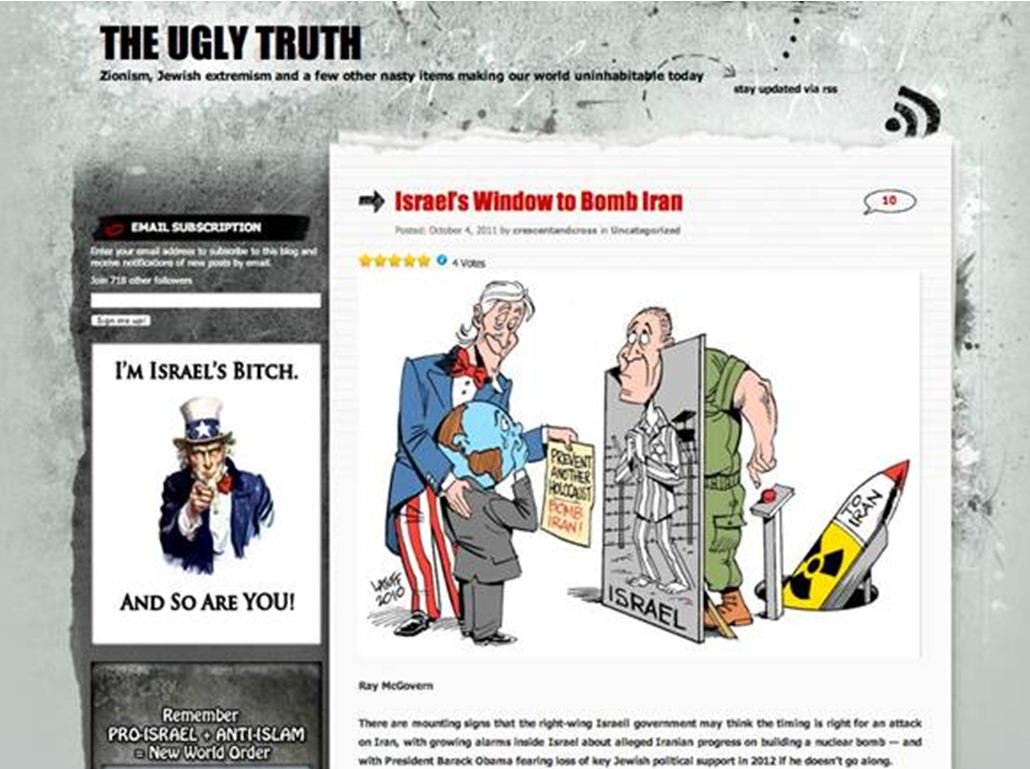 On 5th April, Corbyn sent correspondence supporting Stephen Sizer - so far as to praise his "excellent work" - who repeatedly shared articles from Ugly Truth, a blog obsessed with blaming "Jewish extremism" for war and depicting Israelis hiding behind Holocaust caricatures.