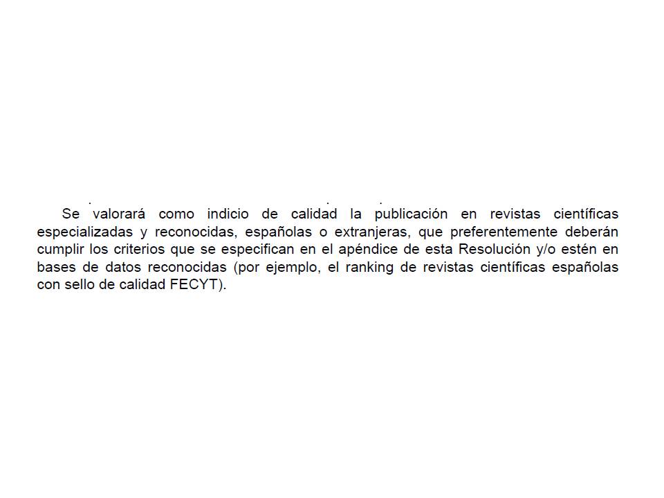 📢📢<a href="/ANECAinfo/">ANECA</a> publica hoy en el BOE los criterios de evaluación de CNEAI para #sexenios de investigación. El ranking de revistas con Sello de Calidad de <a href="/FECYT_Ciencia/">FECYT</a> incluido como indicio de calidad en los campos 7, 9, 10 y 11. 👏👏