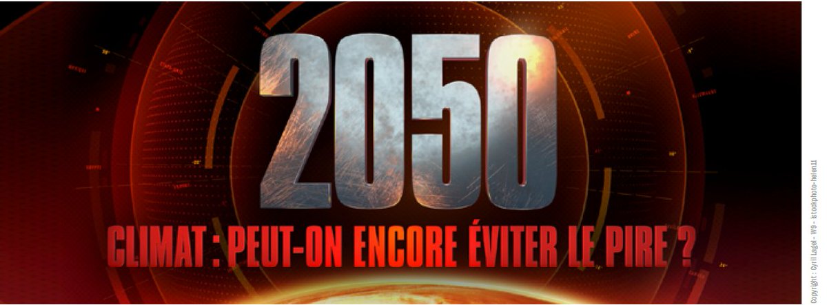 W9's tweet photo. #INEDIT 
#2050 - Climat : peut-on encore éviter le pire ?, présenté par @StefRenouvin, mercredi 18 décembre à 21:05 https://t.co/rO4FHt2EHc