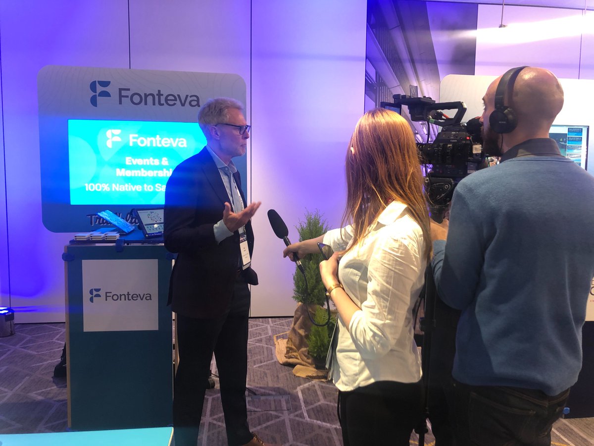 fonteva's tweet photo. Coffee and demos - There's still time to catch a Fonteva Membership and Event Management Demo in person - spare 5 minutes to pop by #TechSmartNFP https://t.co/MMRmdAXI3x