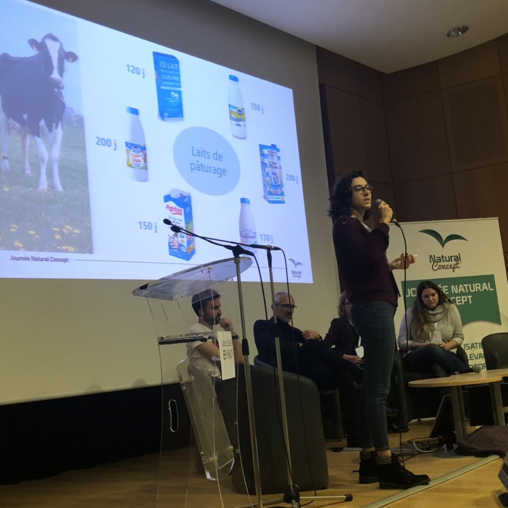 NaturalConcept_'s tweet photo. Dernière étape de notre journée : concours de thèses par 3 étudiants d’@agrocampusouest qui doivent convaincre l’assemblée que leur projet est le meilleur en 180 secondes ! Annonce du vainqueur du Prix Natural Concept dans quelques instants ! https://t.co/FsSq9WcWBT