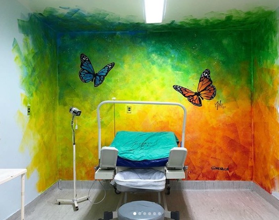 Artista plástico transforma em arte salas de parto e interna do Cisam tinyurl.com/uwzhwba