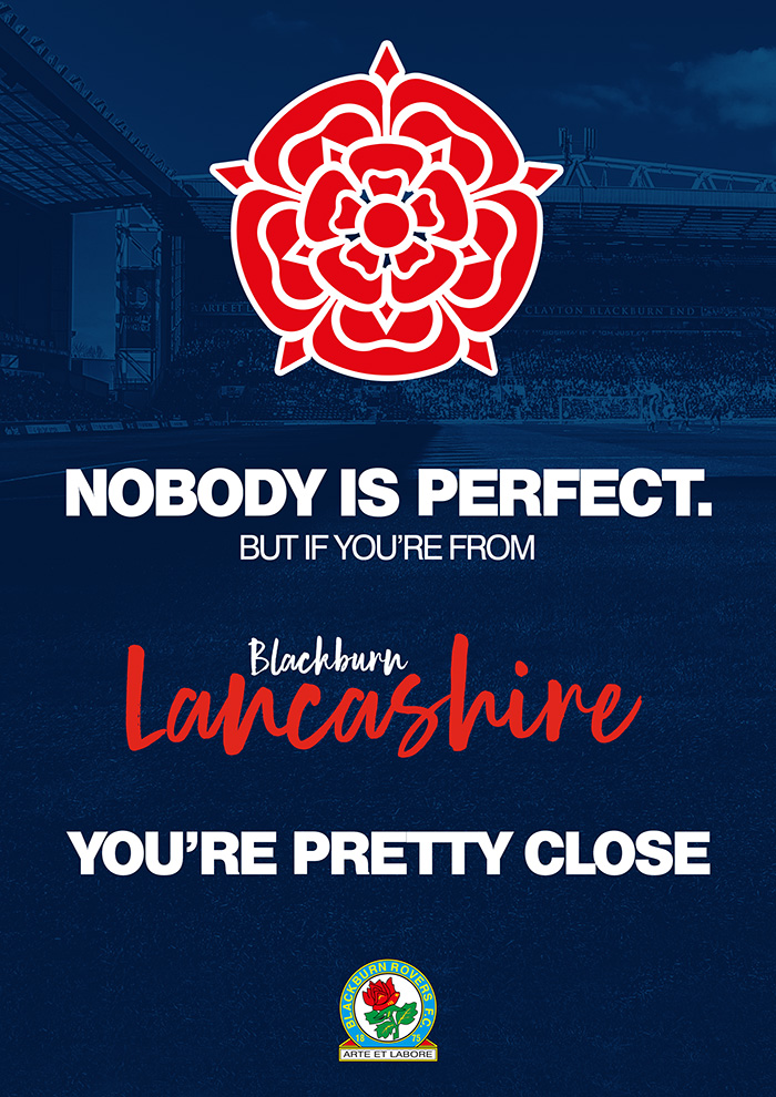 Rovers's tweet photo. 🌹 Happy #LancashireDay from all of us at #Rovers! 🔵⚪️ https://t.co/eatdzzsT8h