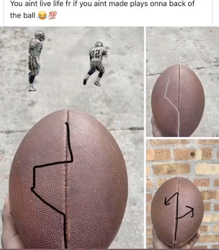 Tweets_n_Nike's tweet photo. facts, only problem is I tell them exactly WHAT and how to run the route and they completely run something different smfh https://t.co/KLnf2sFpqs