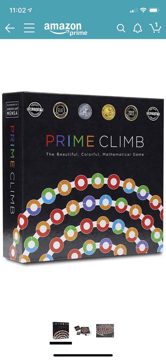 ReadWriteRPT's tweet photo. Looking for a family game to play over the holiday break? Check out Prime Climb! Looking at just the box - what do you notice? Wonder? #noticesandwonders #math4love #numberconnections #primbclimb https://t.co/OWKSt3MFAL