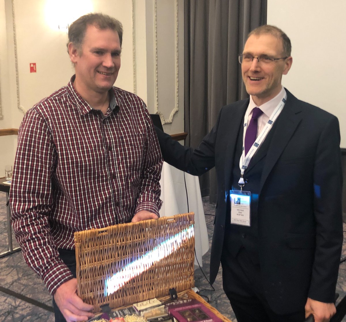 Roeman59's tweet photo. Luck of the Irish at #HJSummit - Gerald Donaghy @setrust wins end of conference draw and donates to Bristol charity ☘️ https://t.co/EbGyrr6Srh