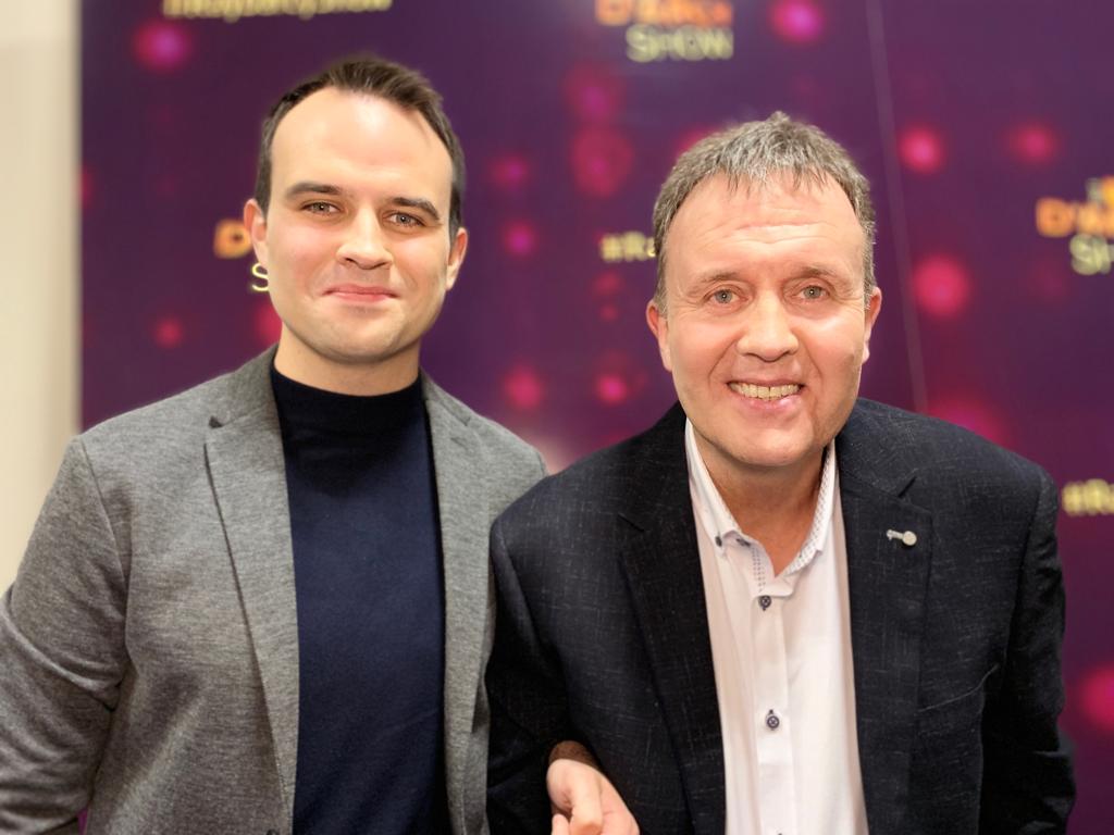 The Ray D'Arcy Show (@rteraydarcyshow) on Twitter photo Terence and <a href="/RoyTaylor10/">Roy Taylor</a> ahead of the #RayDarcyShow tonight,
Eurovision alumni, Roy, was in the band 'Jump the Gun', and will speak about living with Motor Neurone Disease. Terence and <a href="/RoyTaylor10/">Roy Taylor</a> ahead of the #RayDarcyShow tonight,
Eurovision alumni, Roy, was in the band 'Jump the Gun', and will speak about living with Motor Neurone Disease.