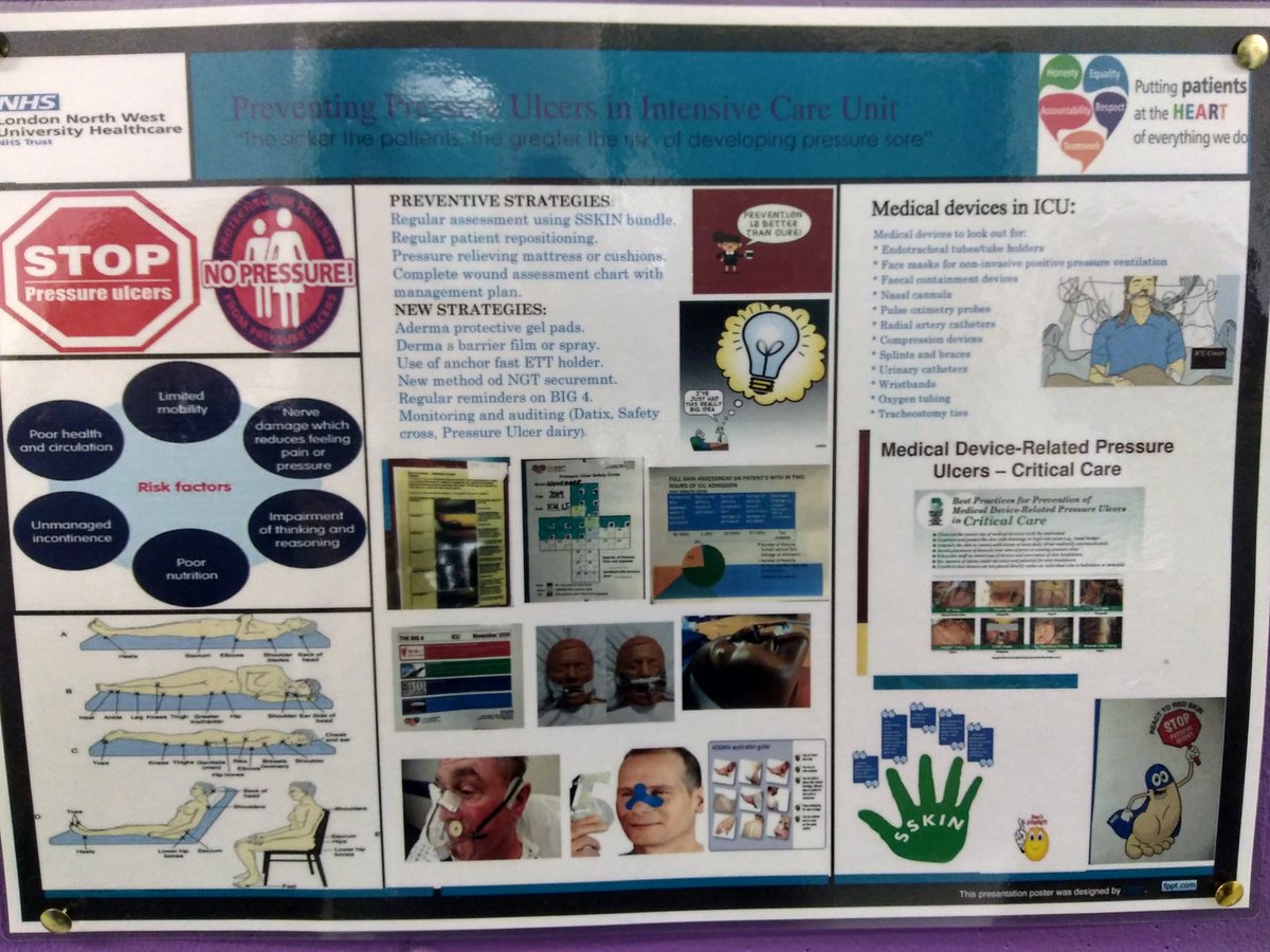 LNWH_TV_Team's tweet photo. Runners up Tissue Viability Stop the Pressure Display competition.Well done Shally Joseph and ICU staff#stopthepressure@LNWH_NHS https://t.co/0T0VSOHQzi
